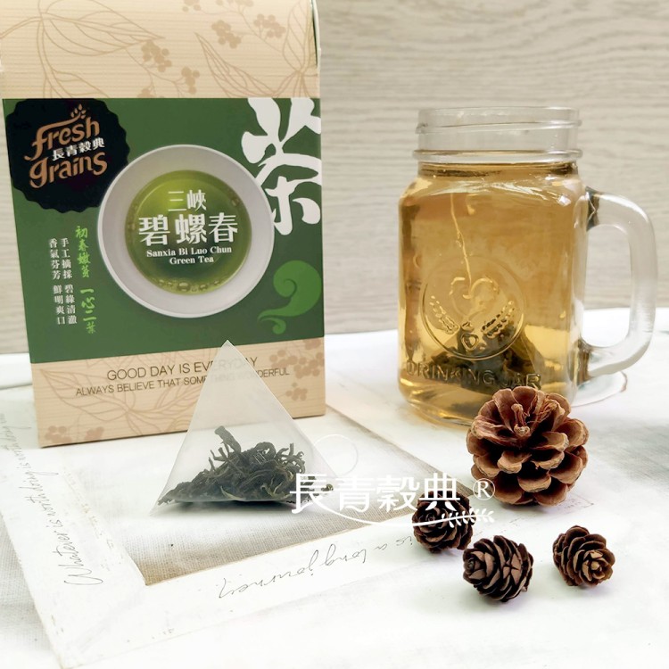 【長青穀典】三峽碧螺春綠茶 (2GX10包/盒)